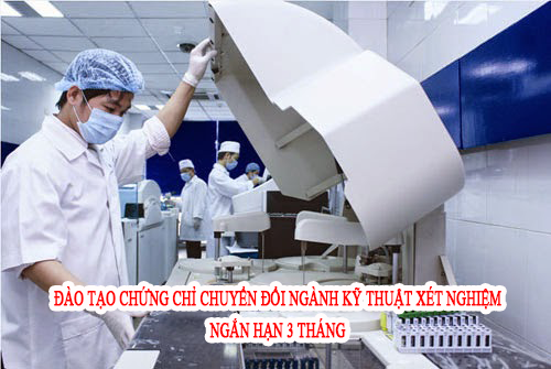 Chứng chỉ chuyển đổi ngành xét nghiệm học ở đâu tại TP HCM?