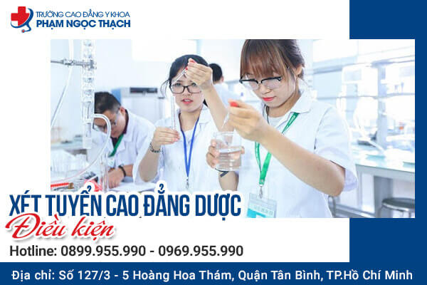 Điều kiện xét tuyển Cao đẳng Dược TPHCM năm 2026 mới nhất