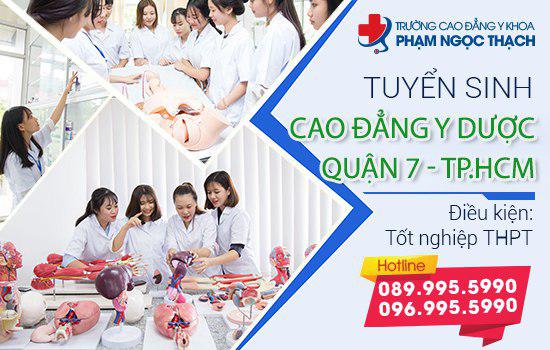 Thông tin tuyển sinh Cao đẳng Y Dược Quận 7 TPHCM