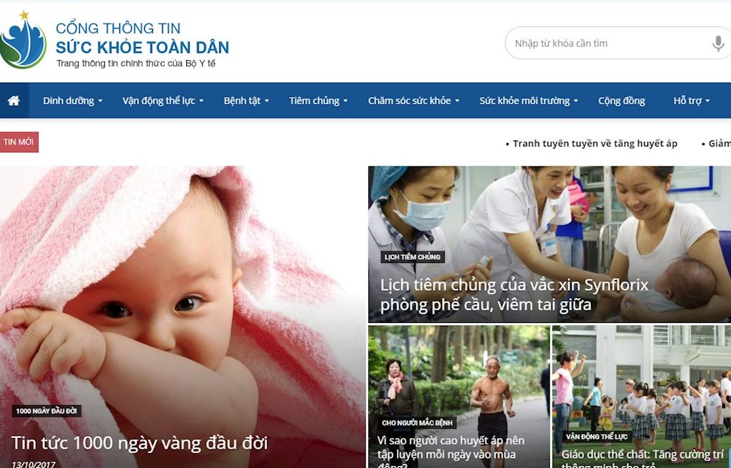12 trang web cung cấp các bệnh phổ biến