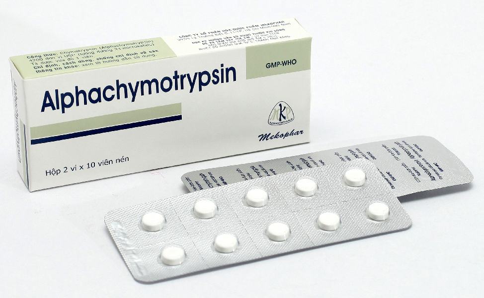 Cách dùng thuốc  Alphachymotrypsin an toàn hiệu quả 