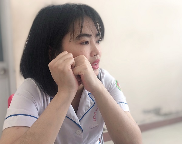Hiện tại, Diệp là dược sĩ tại Bệnh viện Quân Y 103