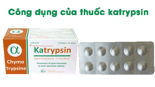  Katrypsin là thuốc gì