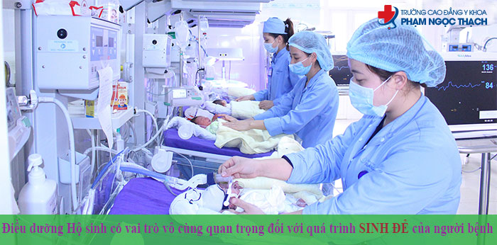 nữ hộ sinh làm việc tại các bệnh viện