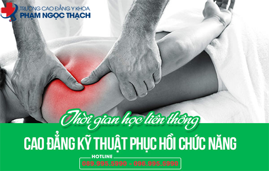 thời gian liên thông cao đẳng phục hồi chức năng phạm ngọc thạch