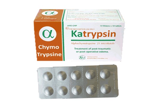 Katrypsin hỗ trợ điều trị viêm phù nề