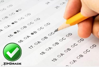 Thí sinh không được tô đáp án quá nhạt 